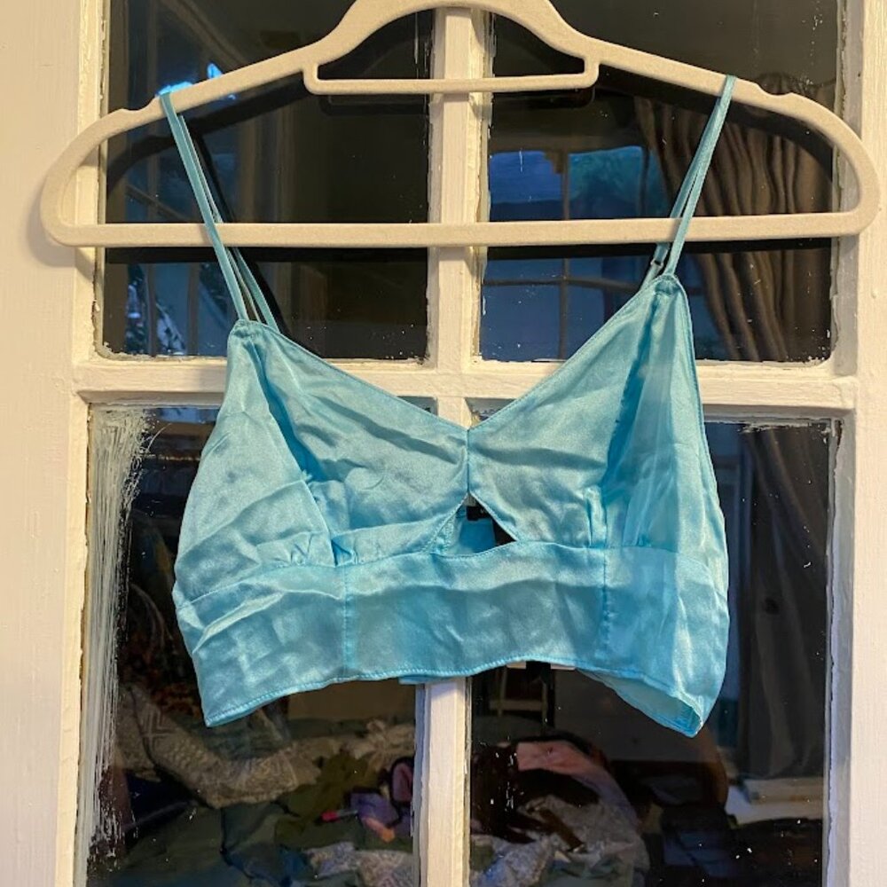 Victoria Secret Designer Collection Silk Unlined Bralette with Button Back